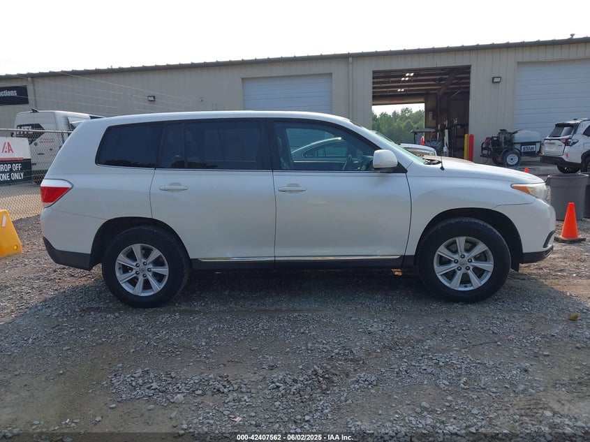 2012 TOYOTA HIGHLANDER VIN: 5TDZA3EH1CS025124