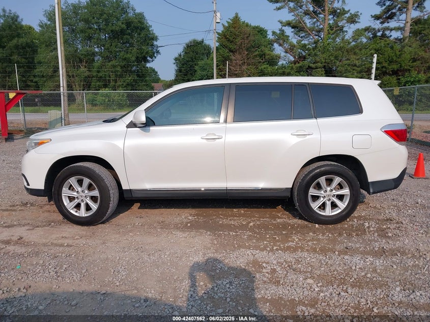 2012 TOYOTA HIGHLANDER VIN: 5TDZA3EH1CS025124