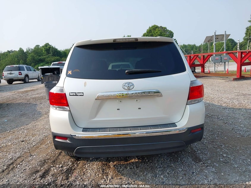 2012 TOYOTA HIGHLANDER VIN: 5TDZA3EH1CS025124