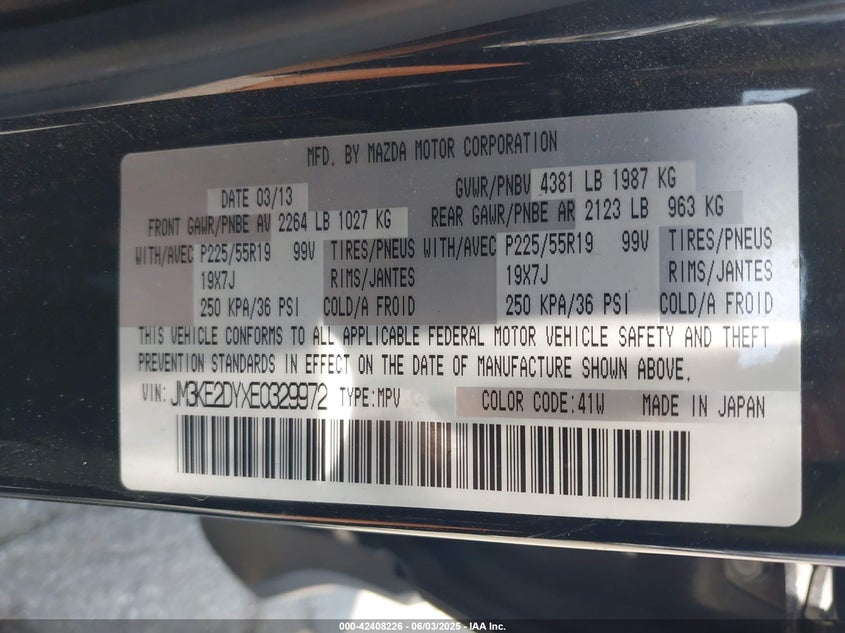 2014 MAZDA CX-5 GRAND TOURING - JM3KE2DYXE0329972