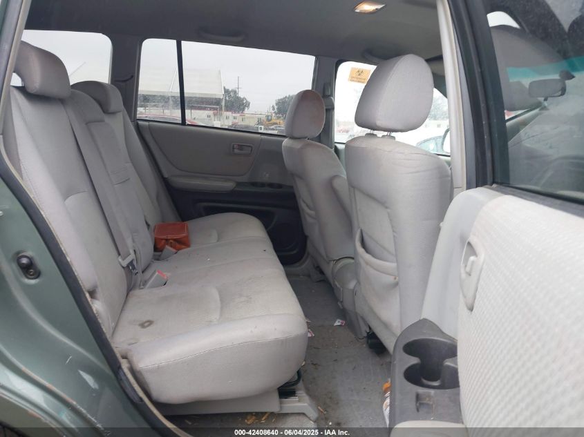 2005 Toyota Highlander V6 VIN: JTEGP21A750072541 Lot: 42408640