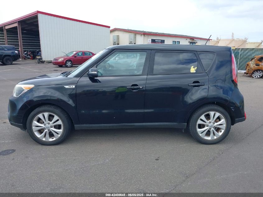 2014 Kia Soul + VIN: KNDJP3A50E7079633 Lot: 42408645