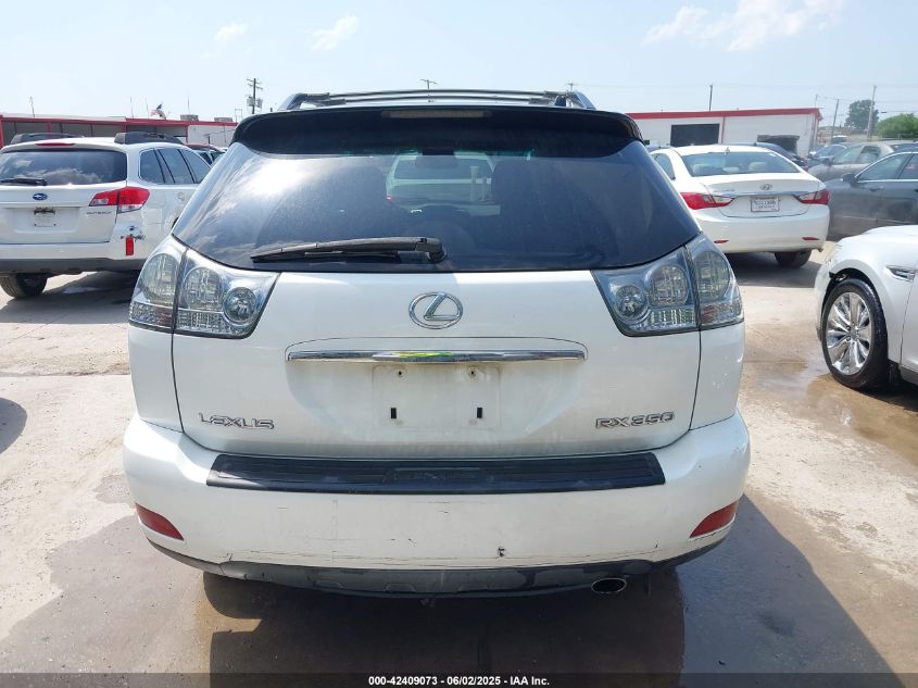 2008 Lexus Rx 350 VIN: 2T2GK31UX8C039770 Lot: 42409073