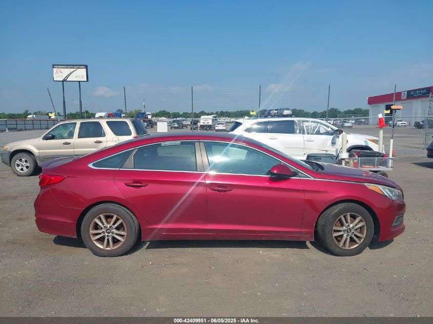 2016 Hyundai Sonata Se/Sport VIN: 5NPE24AFXGHGH2650 Lot: 42409951