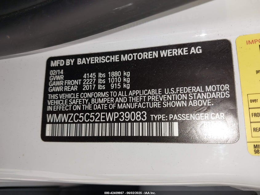 2014 MINI COUNTRYMAN COOPER S - WMWZC5C52EWP39083