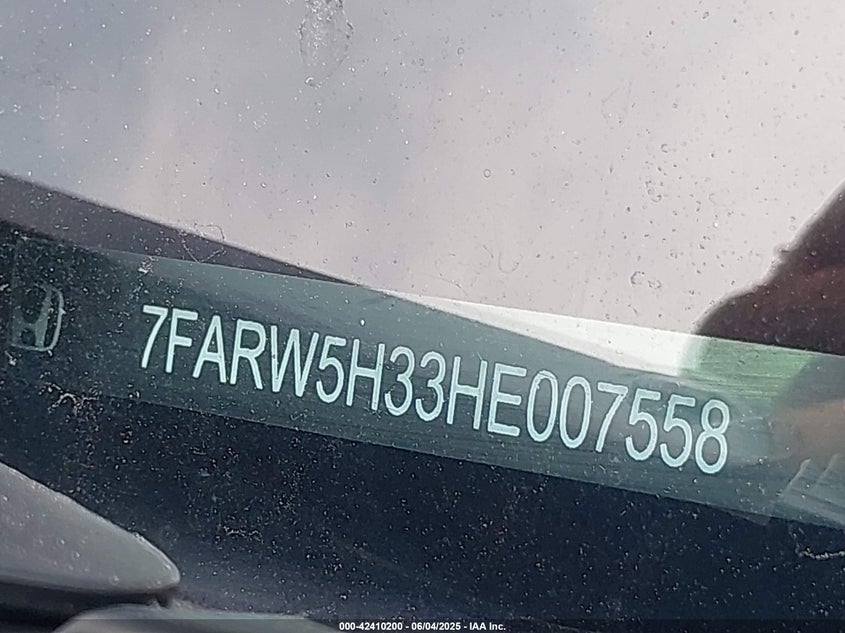 2017 HONDA CR-V LX - 7FARW5H33HE007558