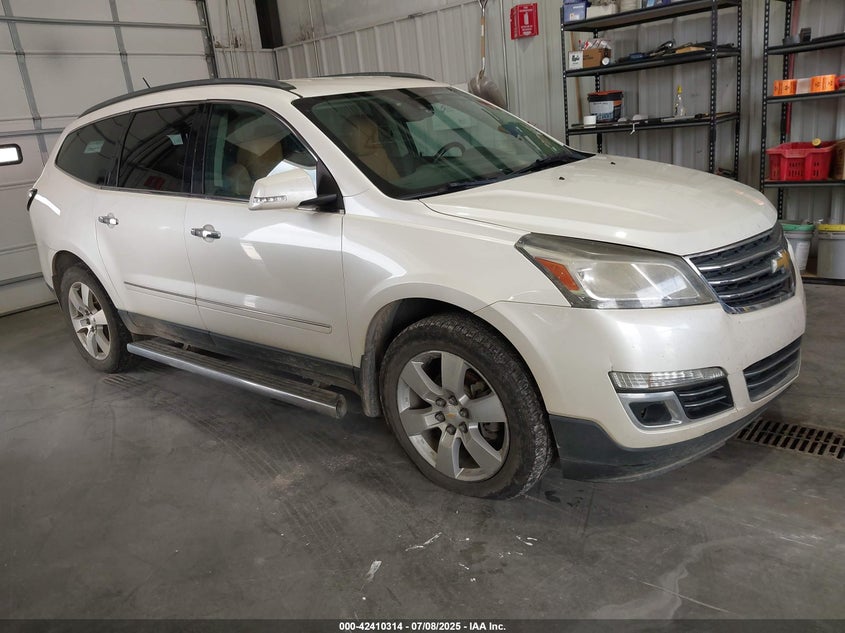 2014 CHEVROLET TRAVERSE LTZ - 1GNKRJKDXEJ260435
