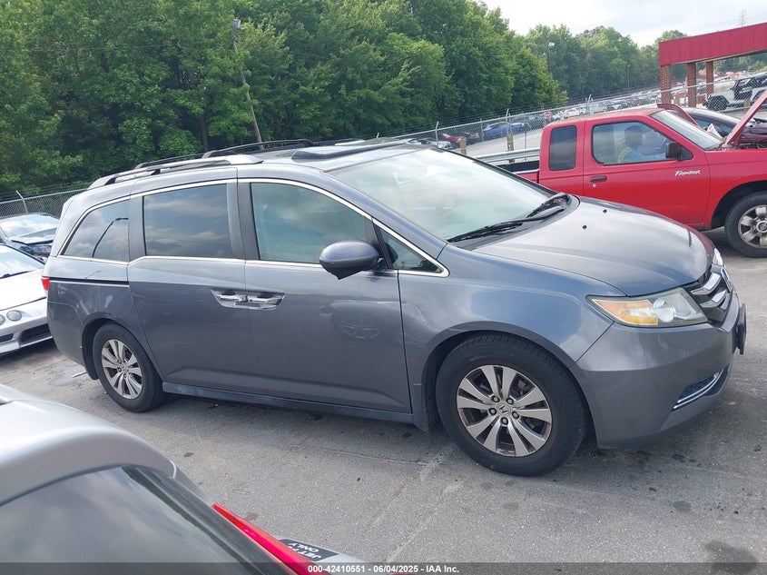 2014 HONDA ODYSSEY EX-L - 5FNRL5H68EB057592