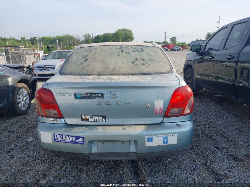 2000 Toyota Echo VIN: JTBCT123950049903 Lot: 42411127
