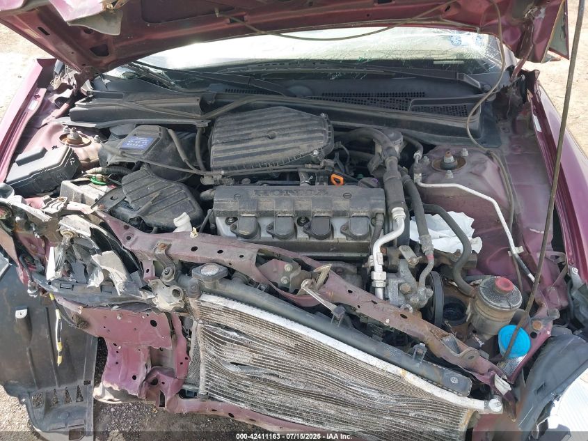 2002 Honda Civic Lx VIN: 1HGES16522L002652 Lot: 42411163