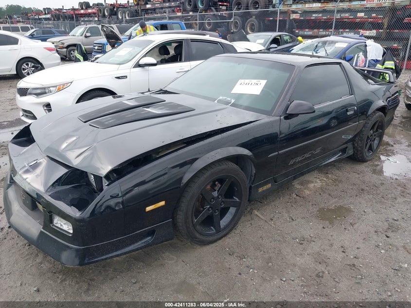 1G1FP2383ML129429 1991 CHEVROLET CAMARO photo no. 2