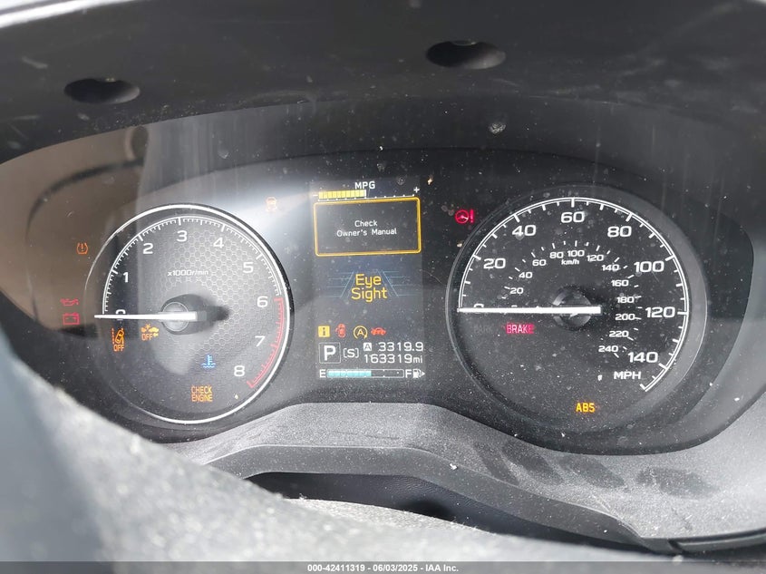2019 SUBARU FORESTER VIN: JF2SKACC8KH443095