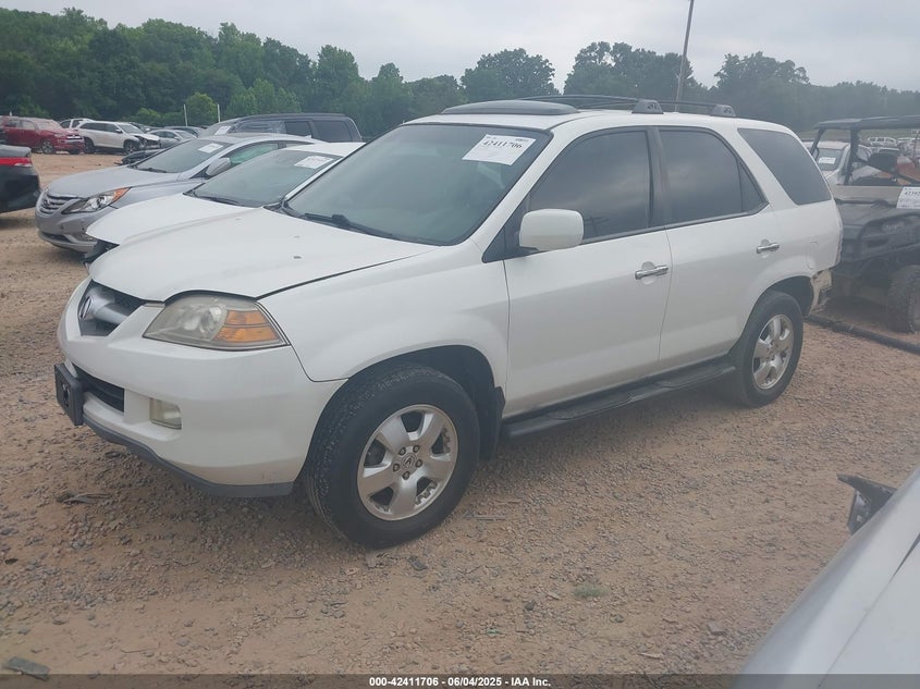 2006 ACURA MDX VIN: 2HNYD18276H508354
