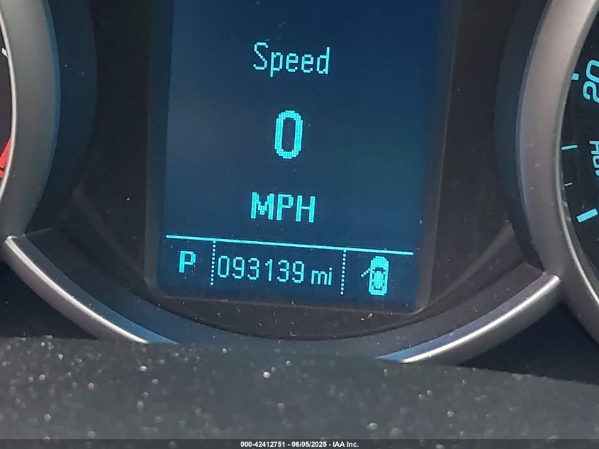 2012 Chevrolet Cruze VIN: FG1PVC587C735782 Lot: 42412751