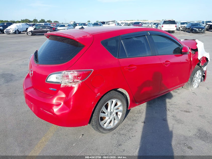 Vin: jm1bl1l79d1769188, lot: 42905306, mazda mazda3 i touring 20134