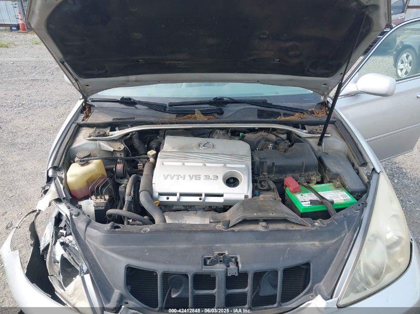 2005 Lexus Es 330 VIN: JTHBA30G555068789 Lot: 42412848