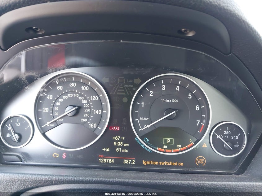 2012 BMW 328I VIN: WBA3A5G59CNN65733