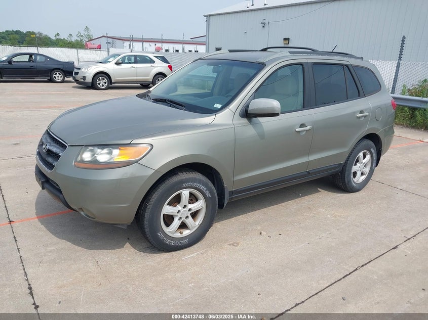 2007 Hyundai Santa Fe Gls grey other gasoline 5NMSG13D37H109944 photo #3