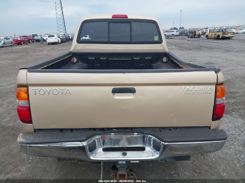 2002 Toyota Tacoma Prerunner V6 VIN: 5TEGN92N62Z001119 Lot: 42414030