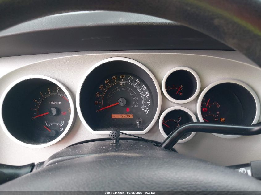 2008 Toyota Tundra Base 5.7L V8 VIN: 5TFCV54168X006161 Lot: 42414234