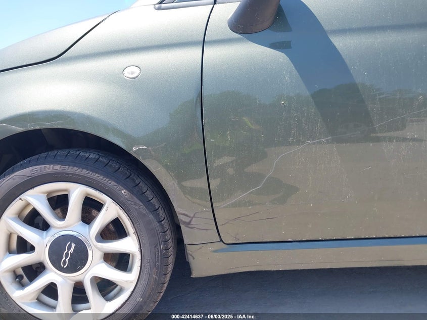 2017 FIAT 500 VIN: 3C3CFFKR1HT553849