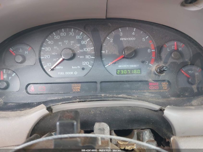 2002 Ford Mustang VIN: 1FAFP40412F2261 Lot: 42414805