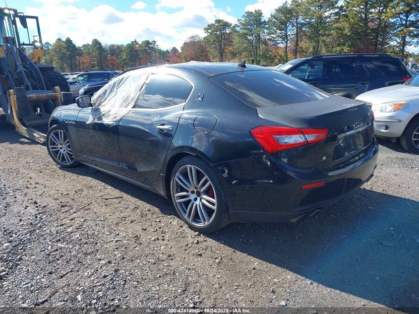 Vin: zam57rss4h1216732, lot: 42907508, maserati ghibli s 20173