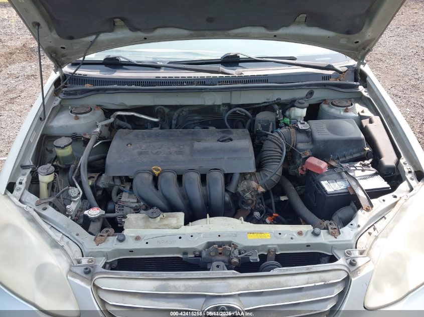 2004 Toyota Corolla Le VIN: 2T1BR32E24C192865 Lot: 42415258