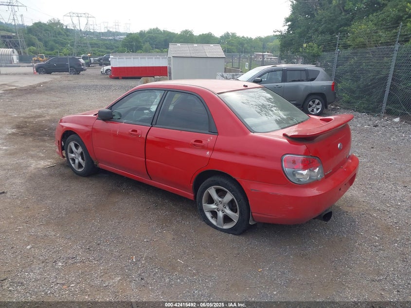 SUBARU IMPREZA 2006 VIN JF1GD67606H502569