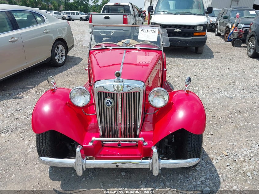 1952 Mg Td VIN: 8122693 Lot: 42415726
