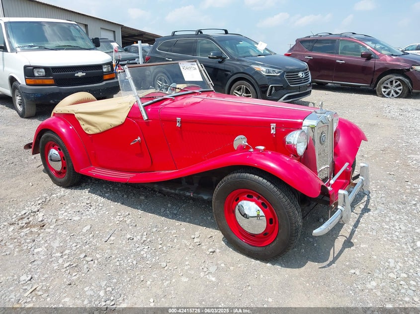 1952 Mg Td VIN: 8122693 Lot: 42415726