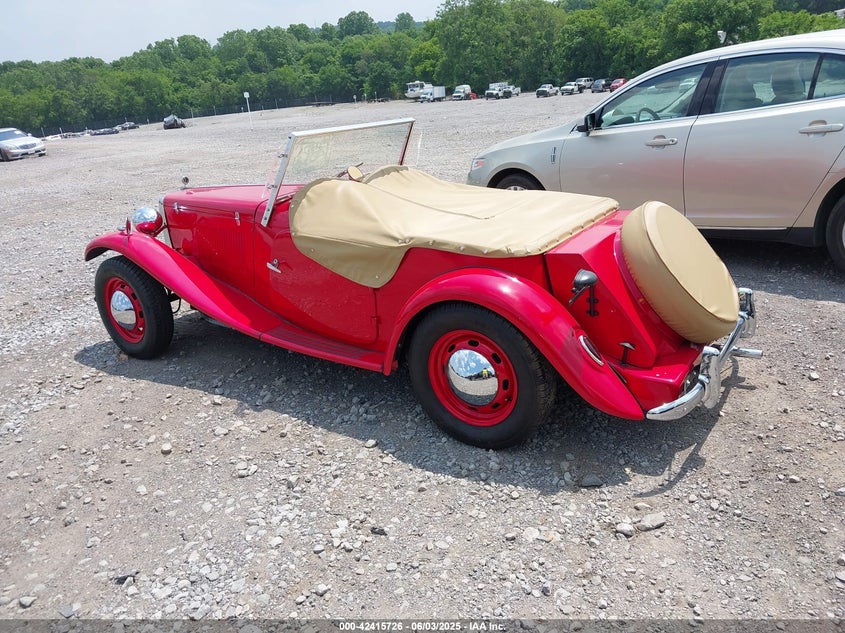 1952 Mg Td VIN: 8122693 Lot: 42415726
