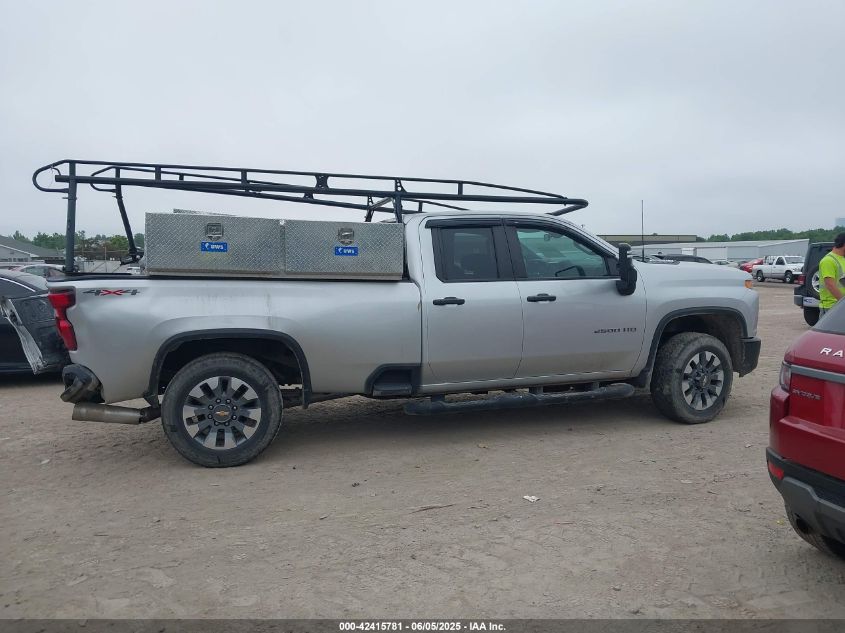 2022 Chevrolet Silverado 2500Hd 4Wd Double Cab Long Bed Custom VIN: 1GC5YMEY4NF221643 Lot: 42415781