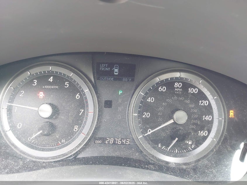 2007 LEXUS ES 350 VIN: JTHBJ46GX72042481