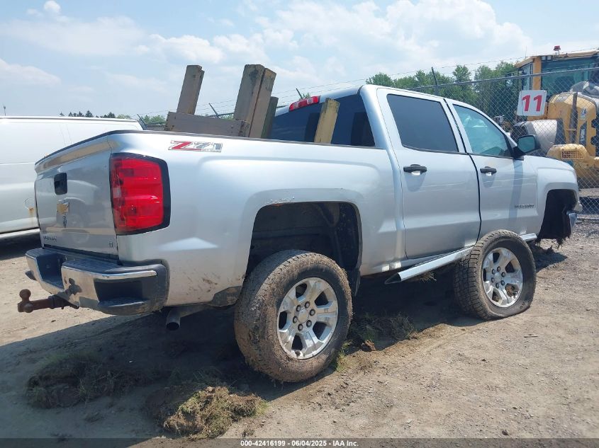 2014 Chevrolet Silverado 1500 1Lt/2Lt VIN: 3GCUKREC2EG324380 Lot: 42416199