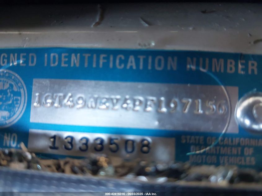 2023 GMC Sierra 3500hd - 1GT49WEY4PF197156