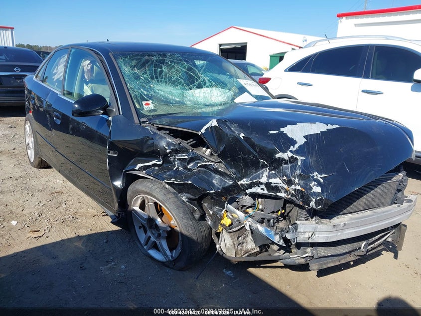 2006 Audi A4 2.0T black sedan gasoline WAUDF78E56A273248 photo #1