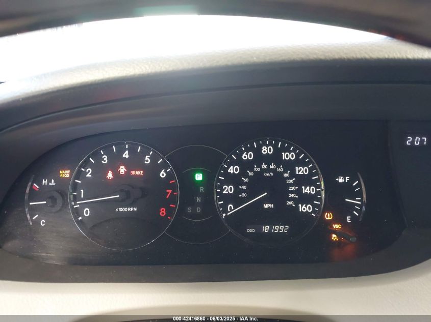 2008 Toyota Avalon VIN: 4T1BR36B48U314338 Lot: 42416860