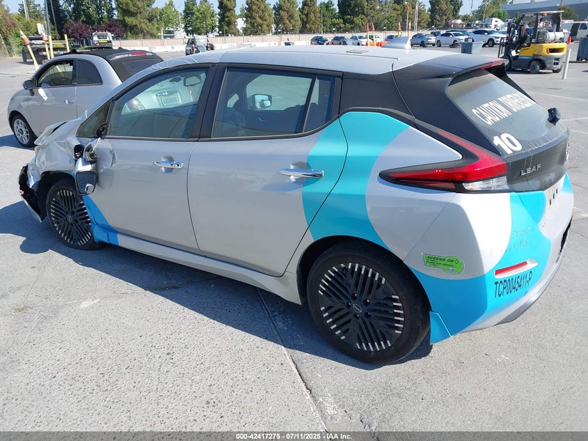 Vin: 1n4cz1cv2pc550346, lot: 42909822, nissan leaf sv plus 60 kwh 20233