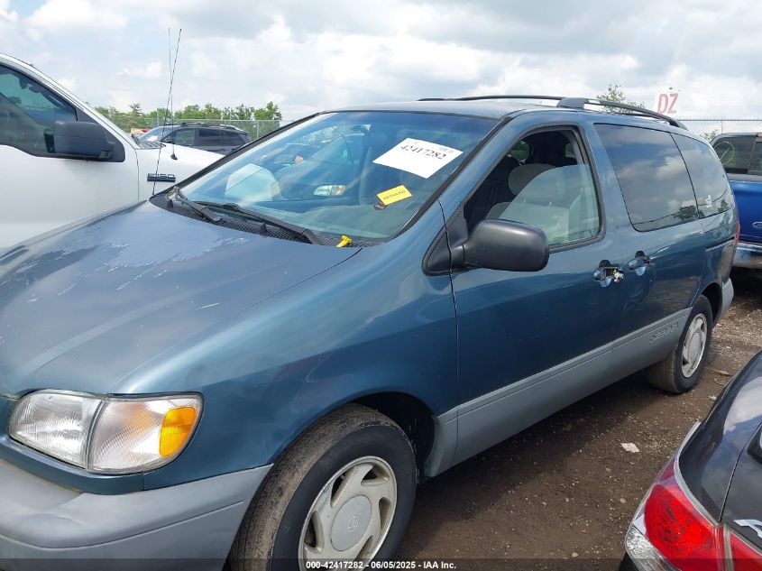 2000 Toyota Sienna Le/Xle VIN: 4T3ZF13C2YU21554 Lot: 42417282
