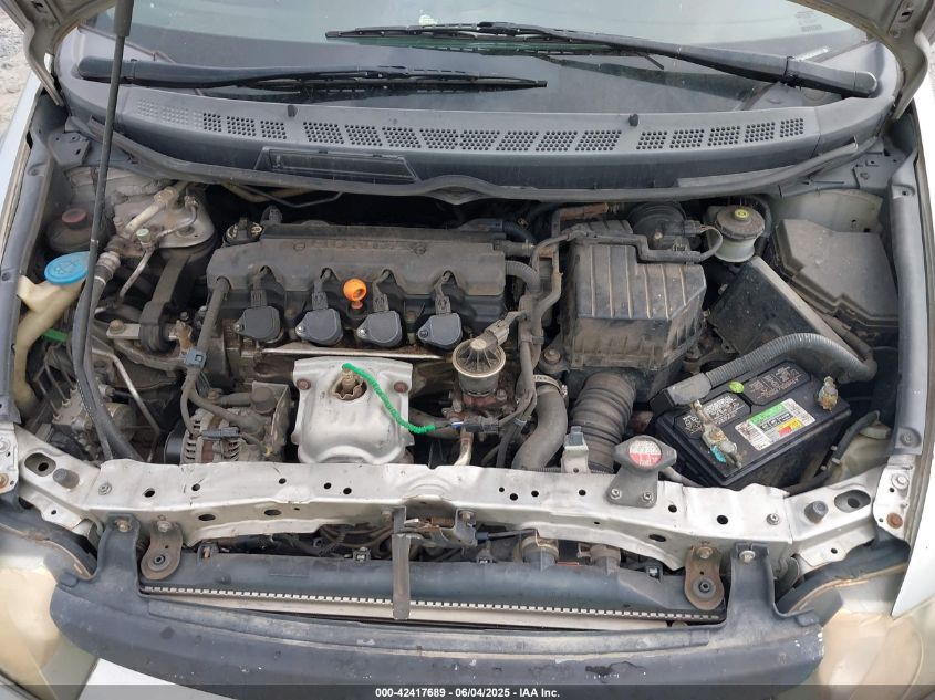 2008 Honda Civic VIN: 1HBFA16878L058273 Lot: 42417689