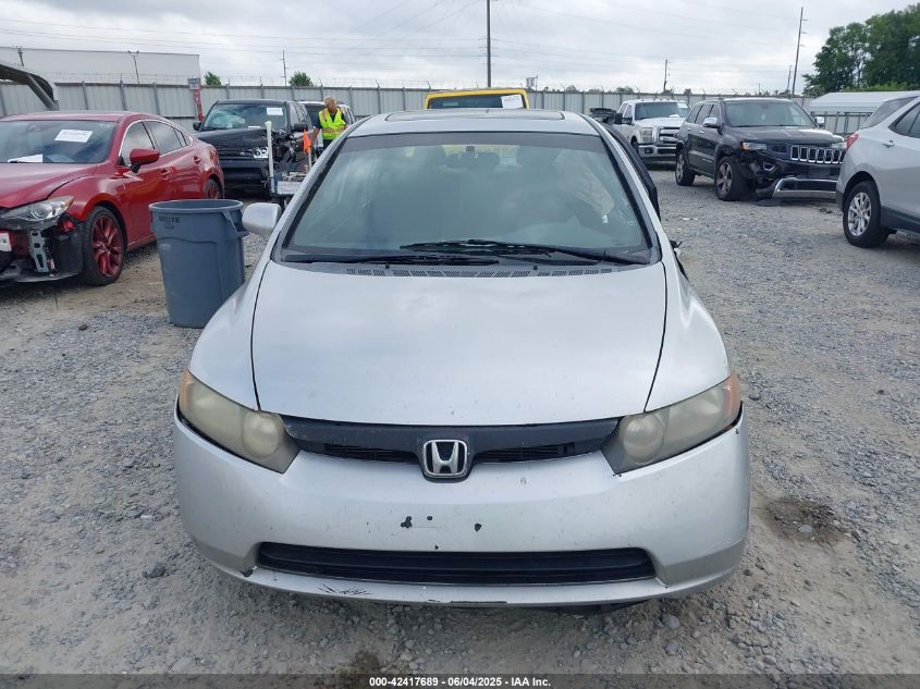 2008 Honda Civic VIN: 1HBFA16878L058273 Lot: 42417689