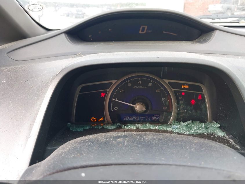 2008 Honda Civic VIN: 1HBFA16878L058273 Lot: 42417689