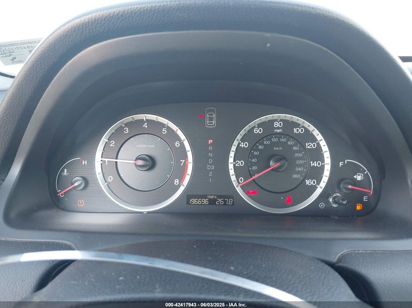 2008 HONDA ACCORD VIN: 1HGCS22898A013598