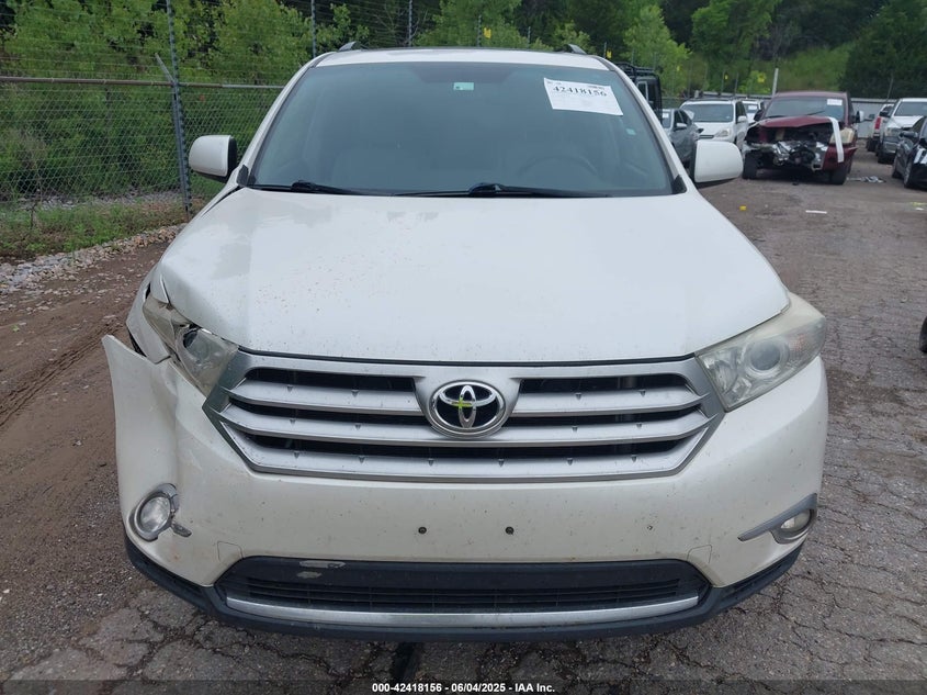 2012 TOYOTA HIGHLANDER VIN: 5TDBK3EHXCS151884
