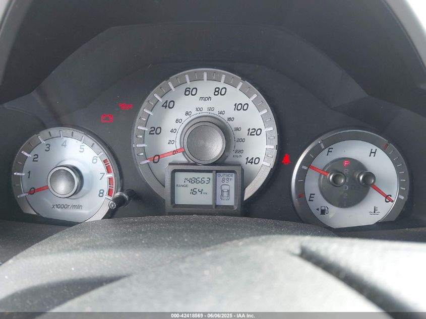 2012 Honda Pilot Ex-L VIN: 5FNYF3H58CB038651 Lot: 42418569