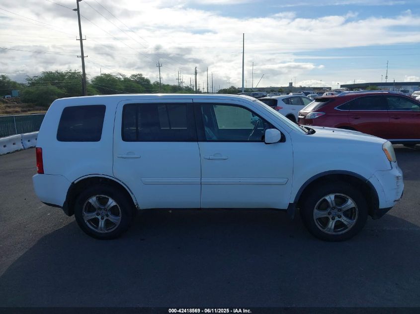 2012 Honda Pilot Ex-L VIN: 5FNYF3H58CB038651 Lot: 42418569