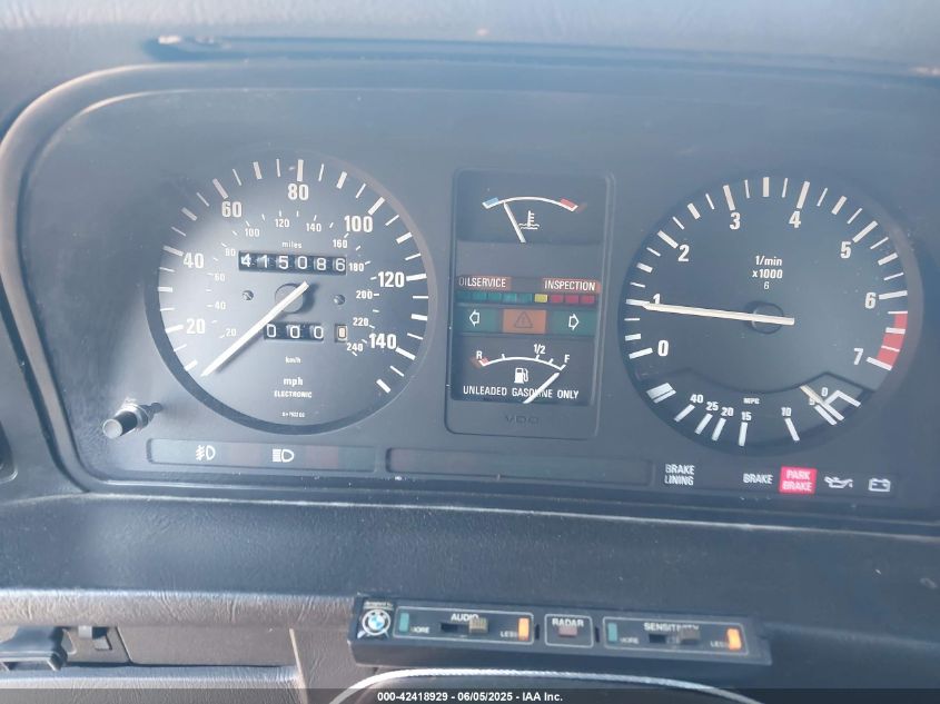 1984 BMW 533 I VIN: WBADB7400E1194266 Lot: 42418929