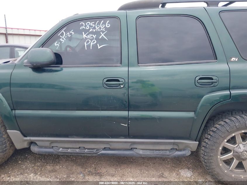 2003 Chevrolet Tahoe Z71 VIN: 1GNEK13Z83R285666 Lot: 42419088