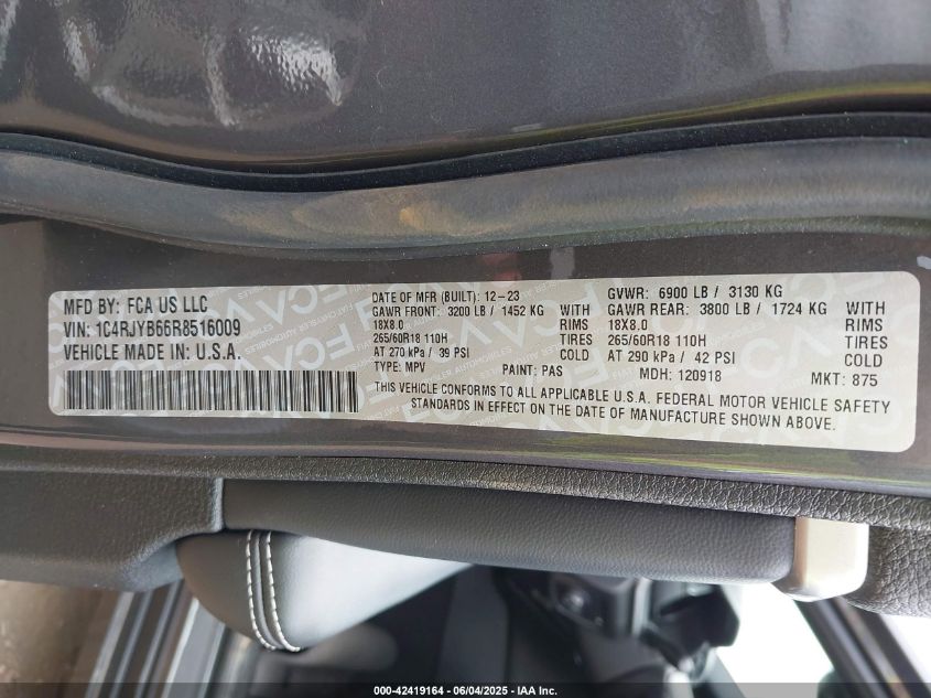 2024 Jeep Grand Cherokee - 1C4RJYB66R8516009